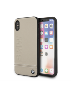 BMW Signature Logo Imprint Hard Case Taupe Ipx Original