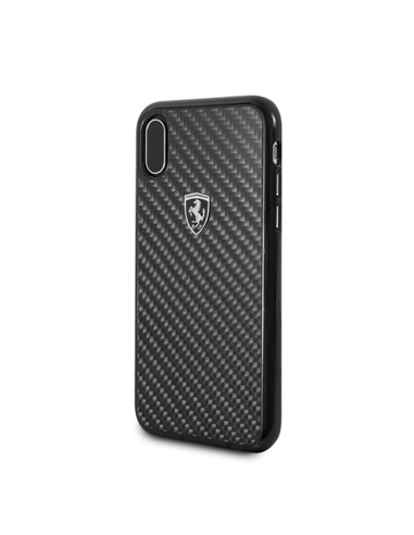 Case Fibra de Carbono Ferrari Patrimonio para iPhone X/XS